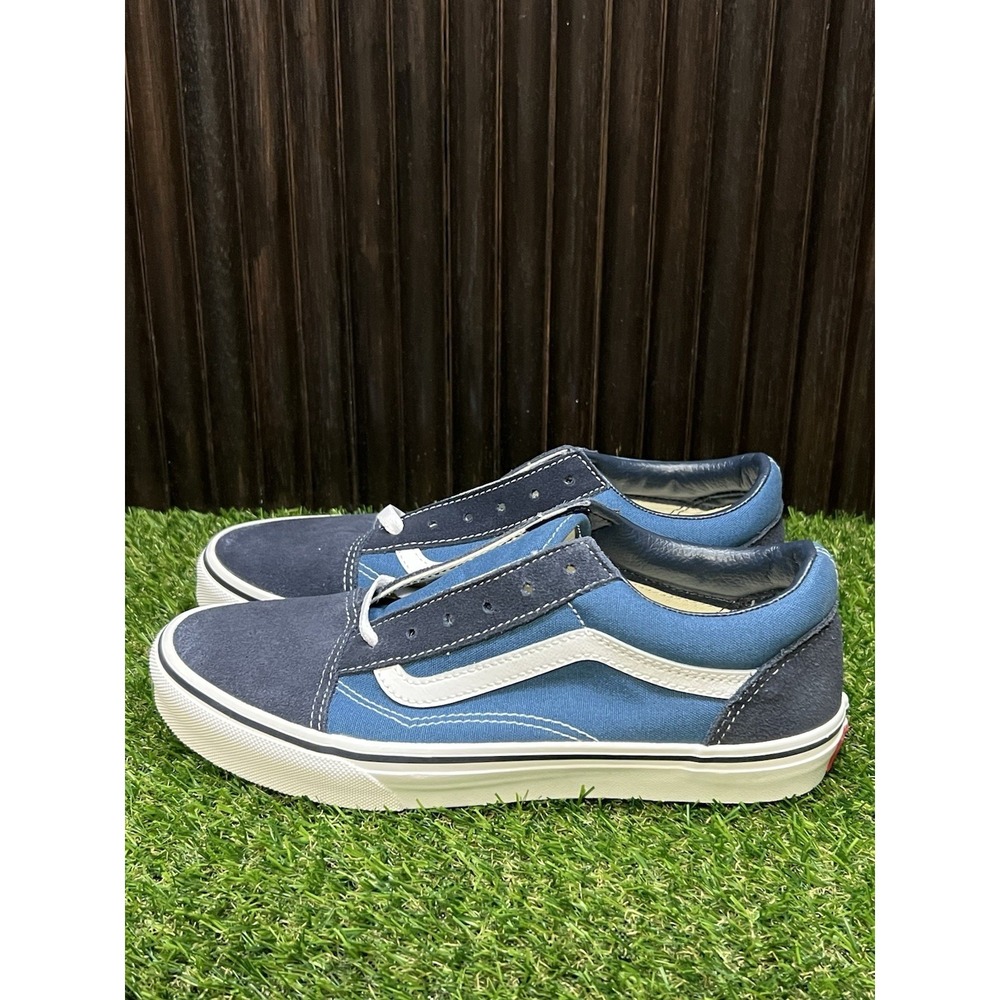 Size 6.5 Y - Vans Old Skool Navy True White Sneakers Unisex VN000D2VNVY